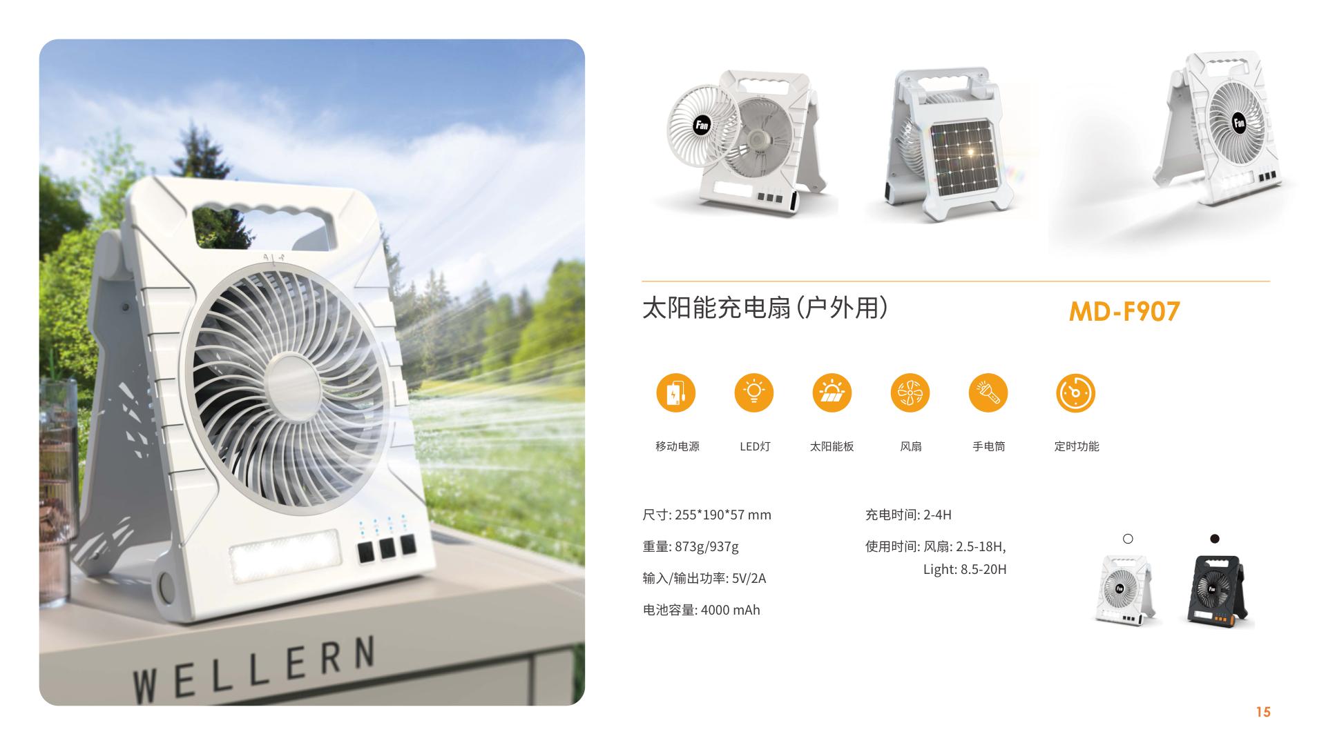 Solar Charging Fan