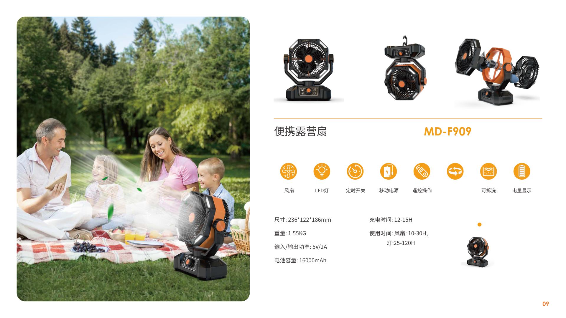 Detachable Camping Fan