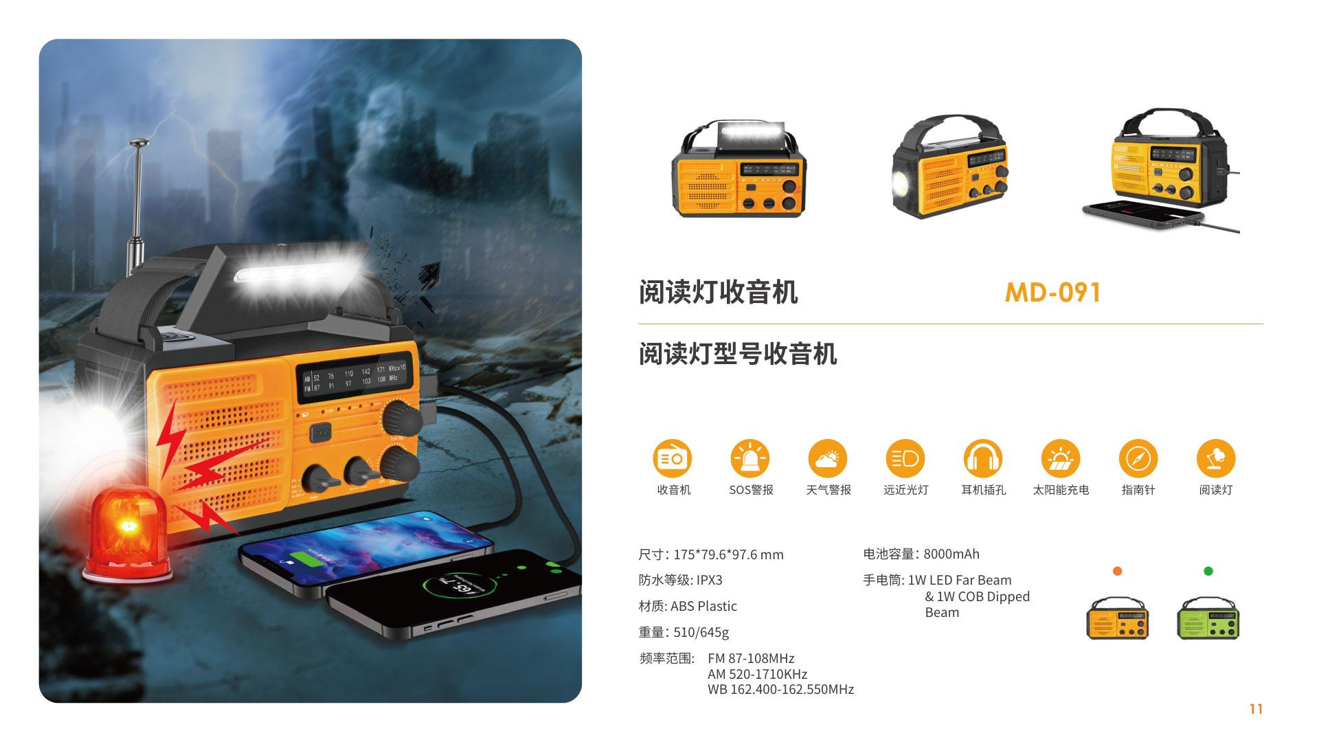 Premium Reading Light Radio